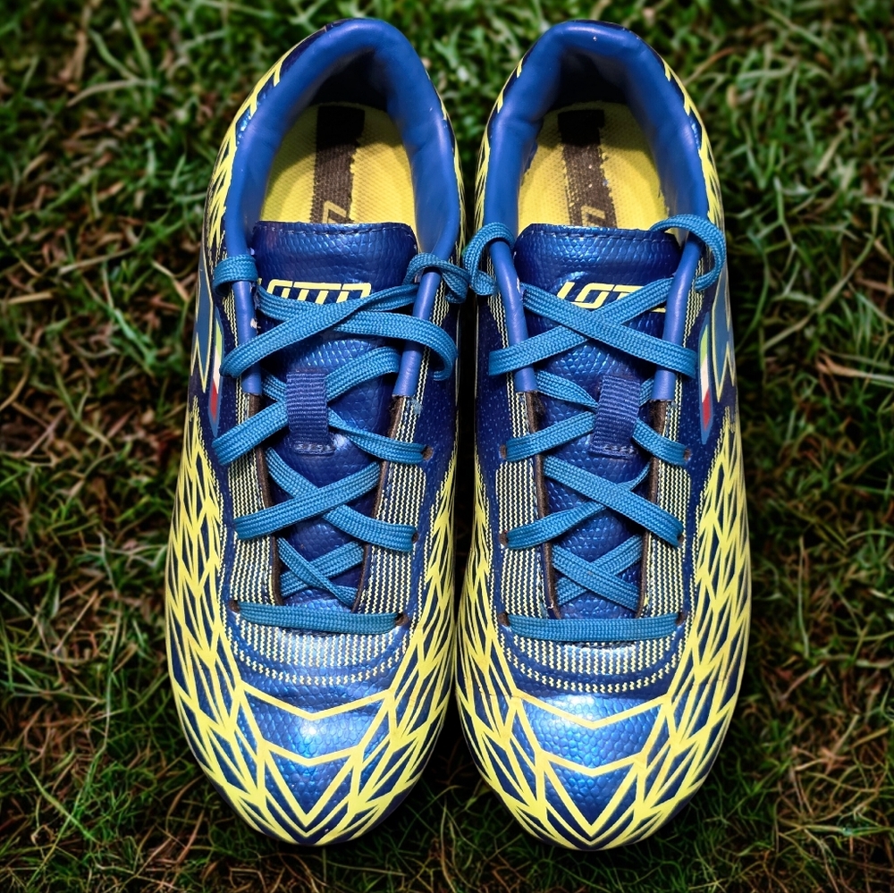 Lotto -  Youth Blue Soccer Cleats - Forza II Jr.